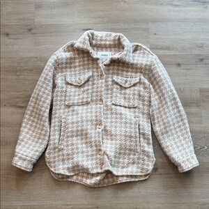 Pistola Tan Houndstooth Jacket